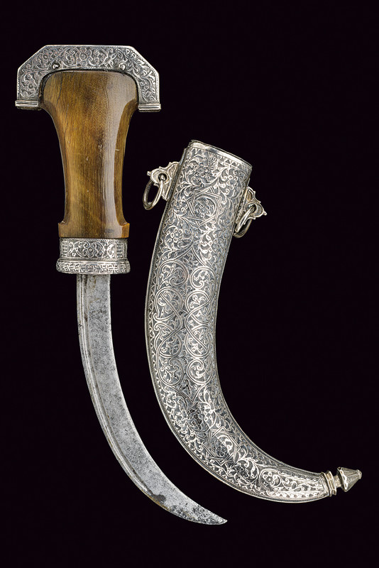 Rarissimo Khendjer (artiglio di leone) delle Guardie nere del Sultano di Marocco