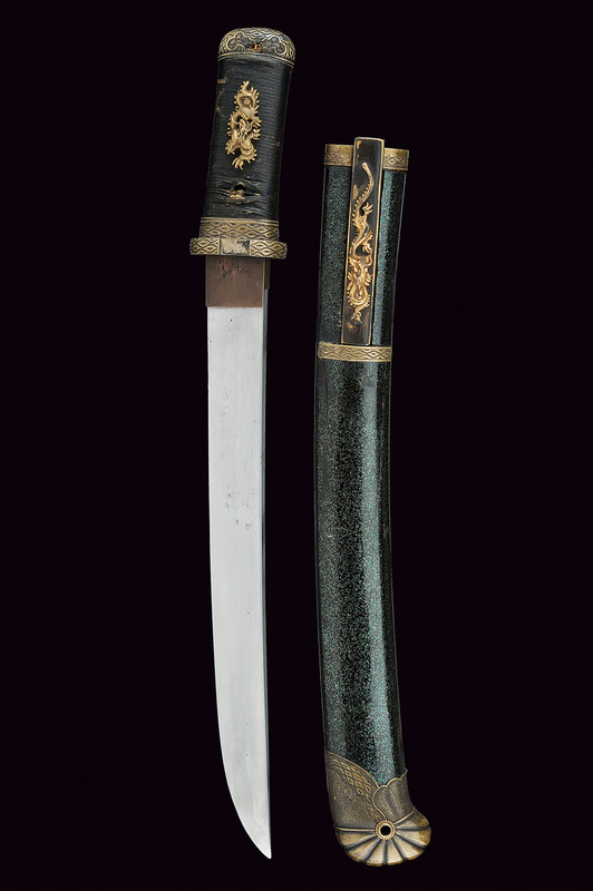 Aikuchi firmato Mito ju Naoe Suketomo Zo