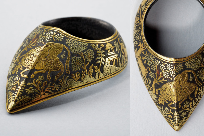 Bellissimo anello da arciere 