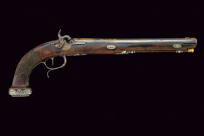 Pistola composita (Lebeda e Boutet) a luminello dalla proprietà del Conte de Panin