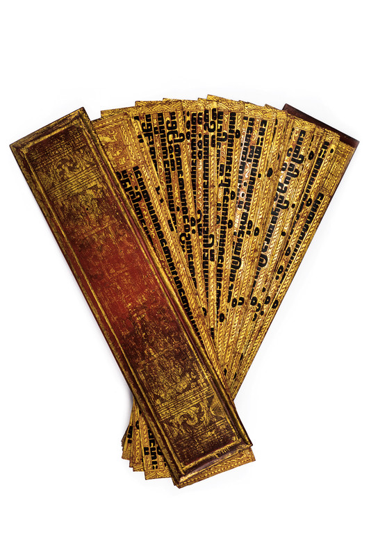 Raro manoscritto buddhista
