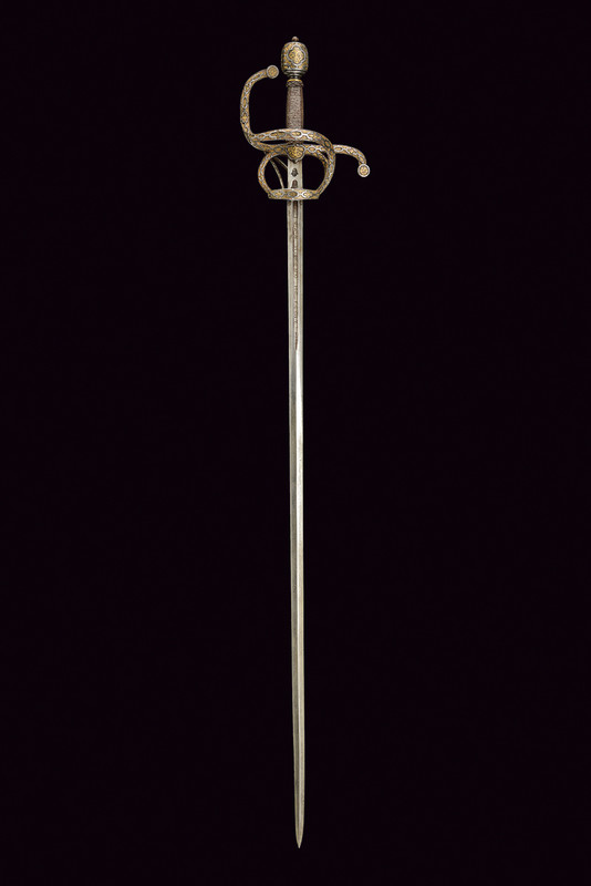 Elegante spada da lato composita
