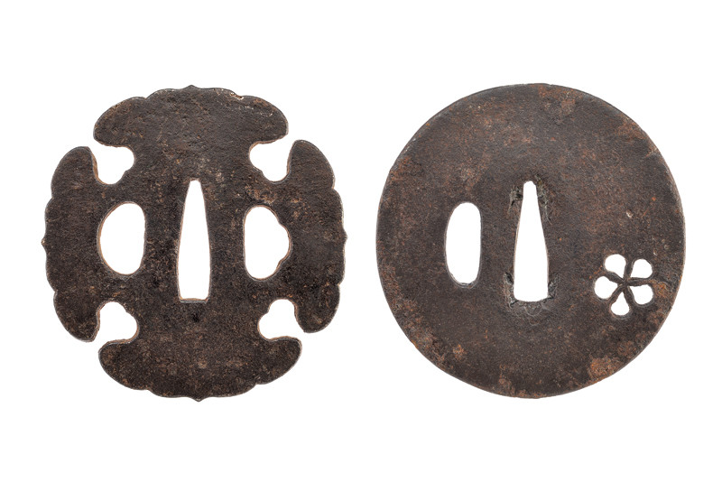 Lotto di due tsuba