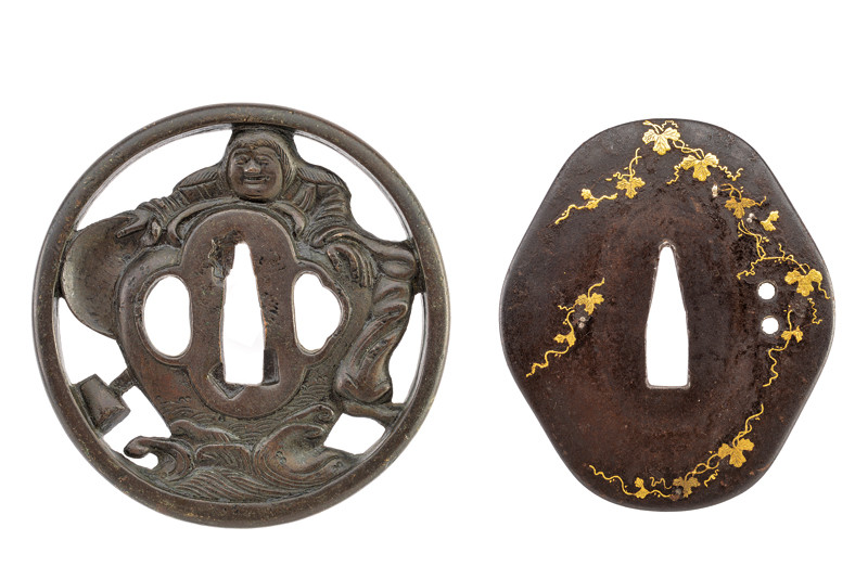 Lotto di due tsuba