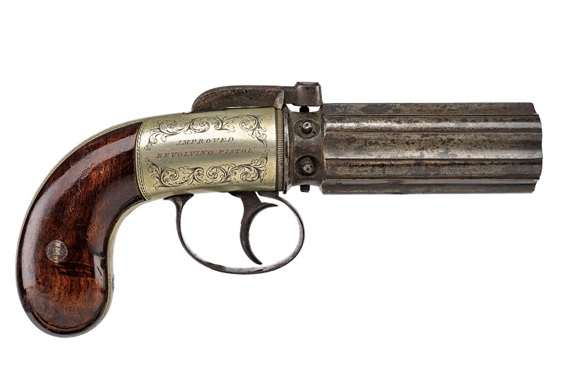 Pepperbox revolver a luminello di Edge