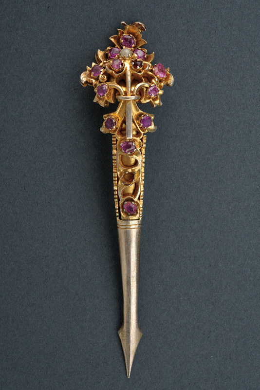 Sarpech in vermeil e rubini