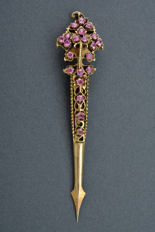 Sarpech in vermeil e rubini