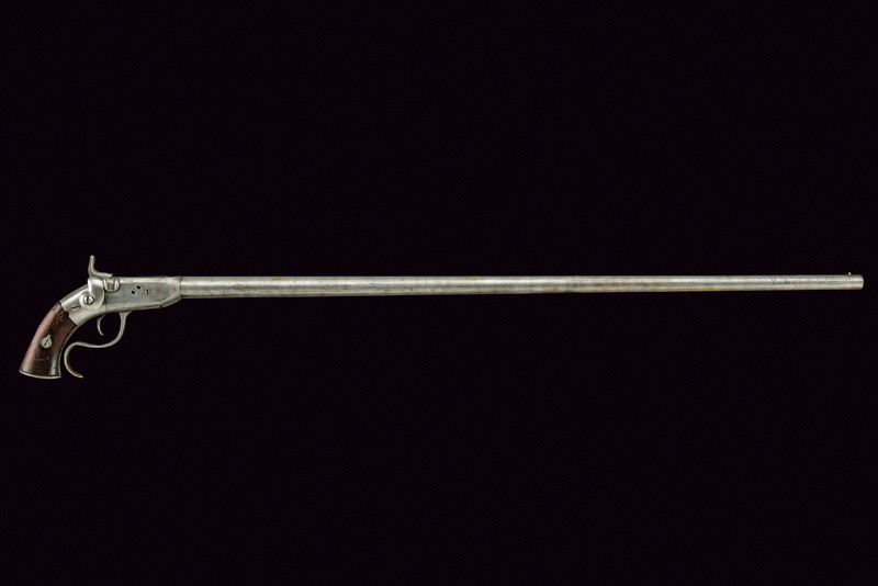 Perry Breechloading Single Shot Pistol con canna lunga