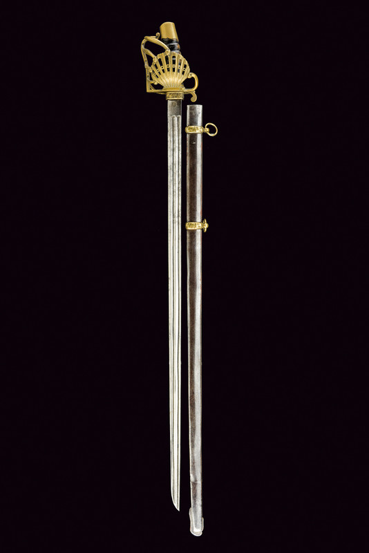 Rara sciabola da guardia del corpo a cavallo epoca Ferdinando I e II