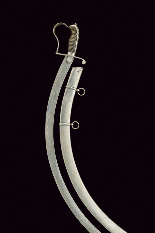 Rara sciabola da ufficiale degli ussari della guardia reale epoca Ferdinando I e II