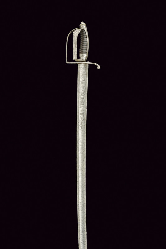 Sciabola a elsa tornante da ufficiale epoca Ferdinando IV