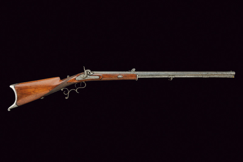 Carabina da tiro a luminello firmata A. Grieg