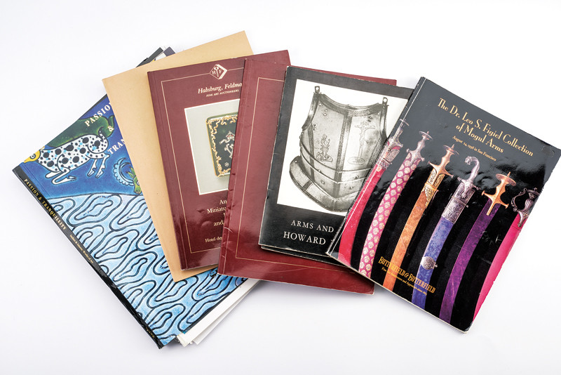Lotto di cataloghi e archivio