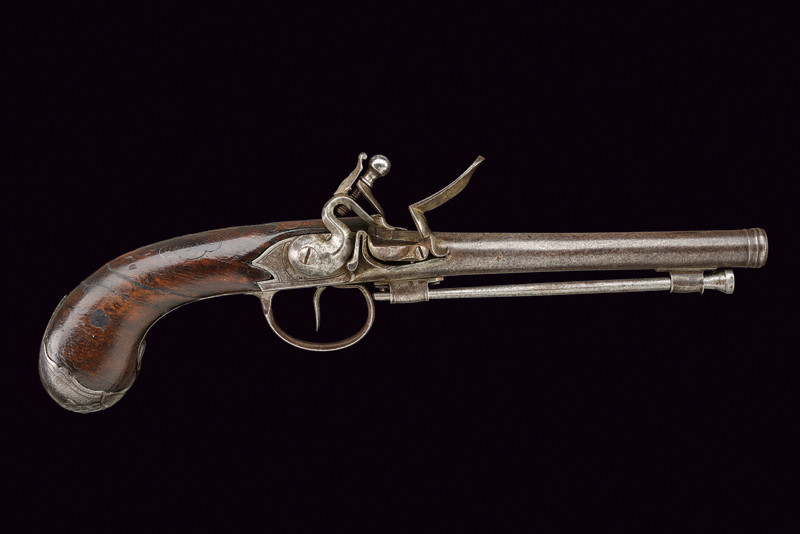 Pistola Queen Anne a pietra focaia