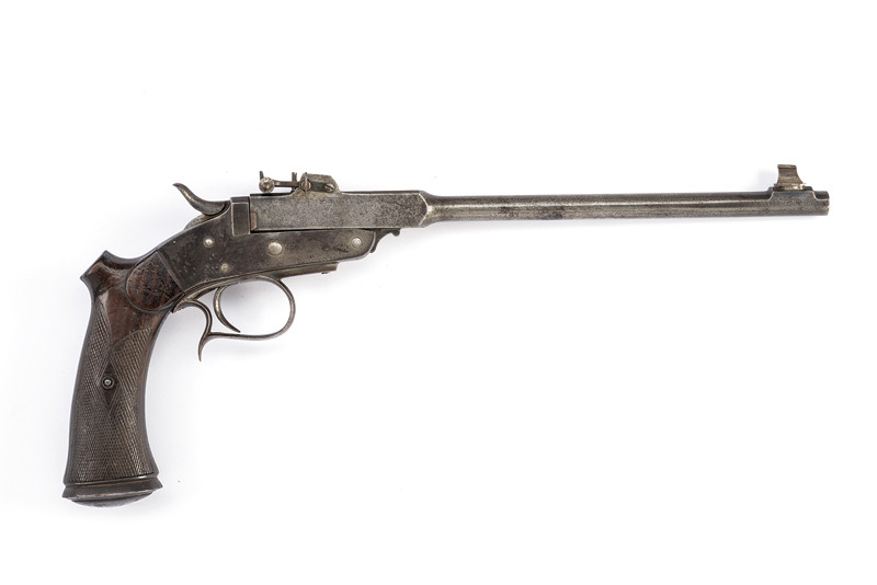 Pistola da tiro a retrocarica