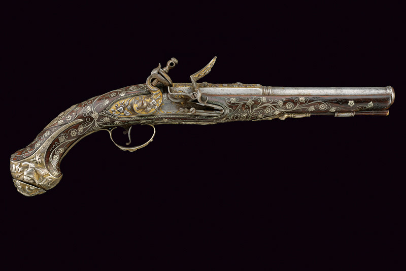 Pistola a pietra focaia di lusso