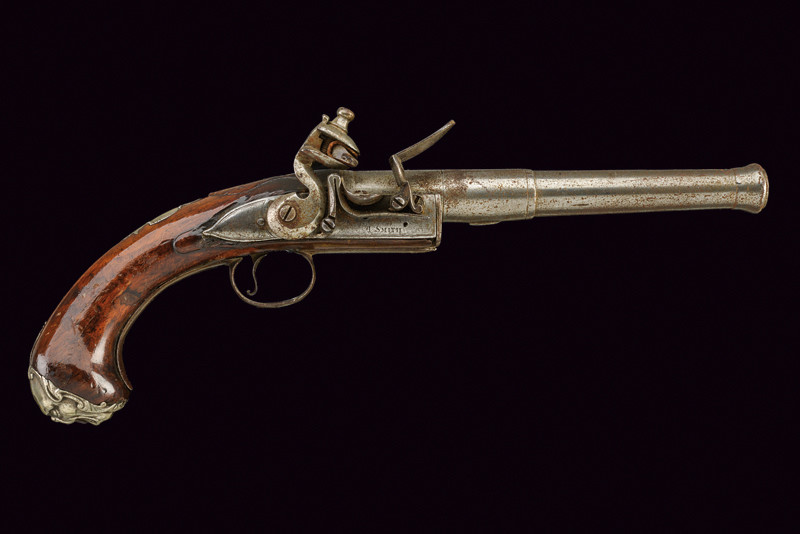 Pistola a pietra focaia di tipo Queen Anne