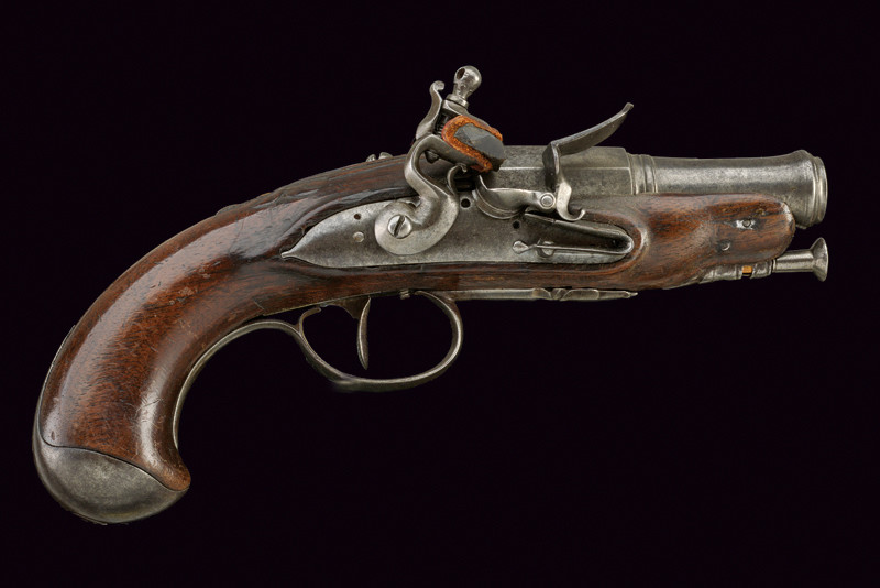 Pistola a pietra focaia da viaggio