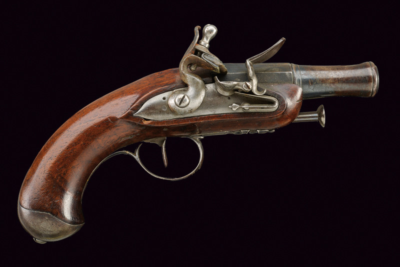Pistola a pietra focaia da viaggio