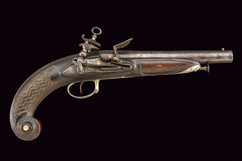 Pistola a pietra focaia alla micheletta