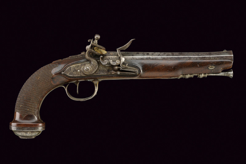 Pistola da ufficiale a pietra focaia