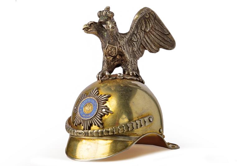 Elmo in miniatura della guardia personale dello zar
