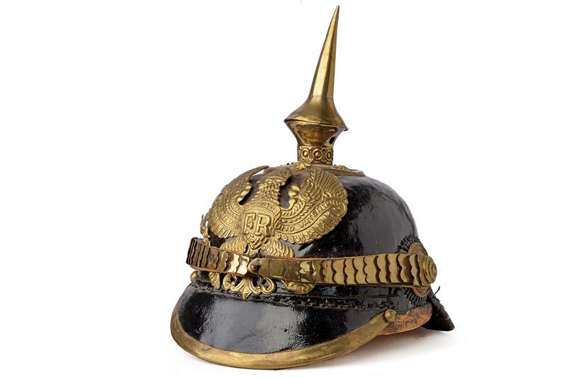 Pickelhaube da ufficiale di fanteria in miniatura