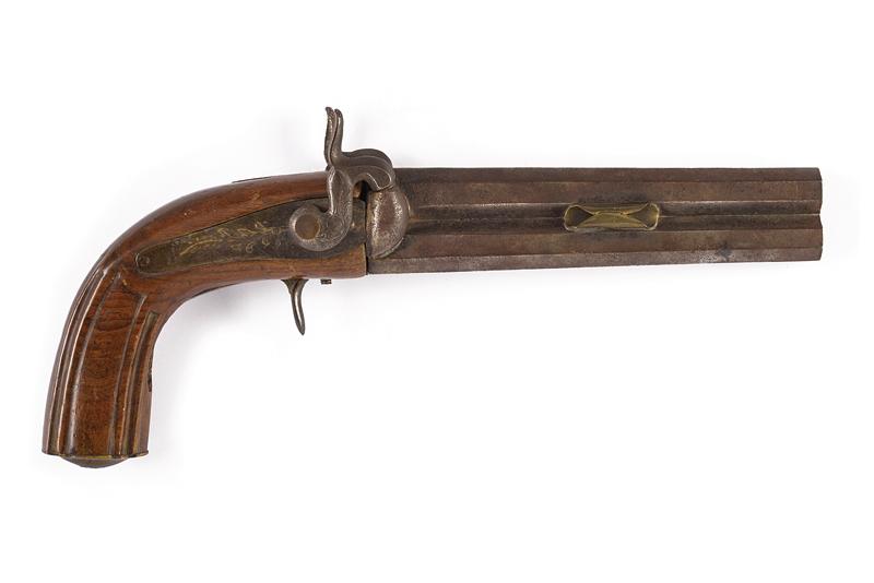 Pistola a luminello a canne sovrapposte