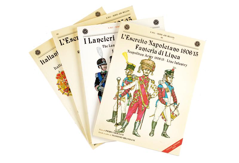 Lotto di quattro libri "EMI Serie "De Bello"