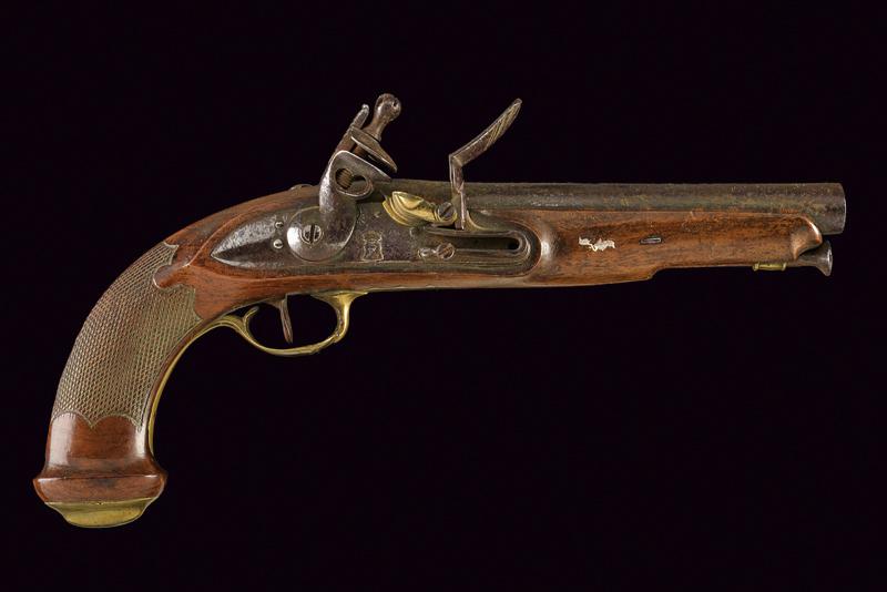 Pistola a pietra focaia da ufficiale