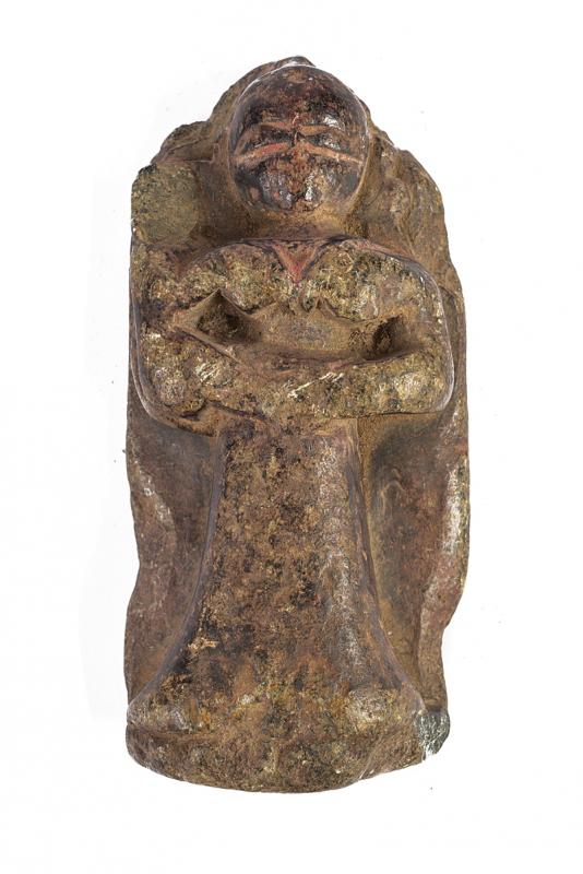 Statuetta di guerriero in pietra