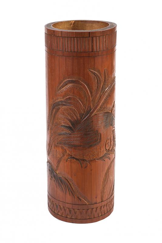 Portapennelli in legno