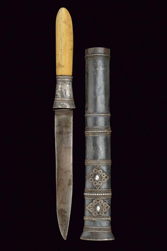 Coltello Dha in argento