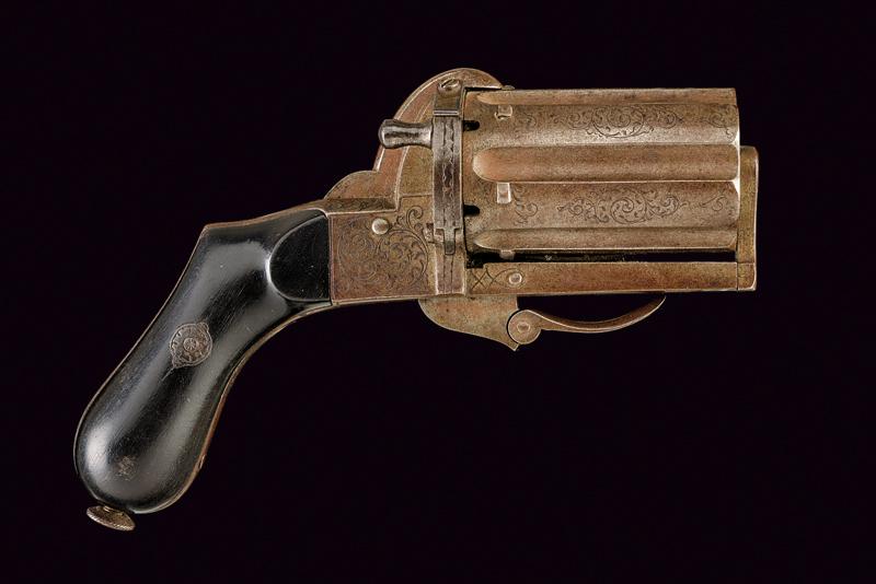 Pepperbox revolver a spillo