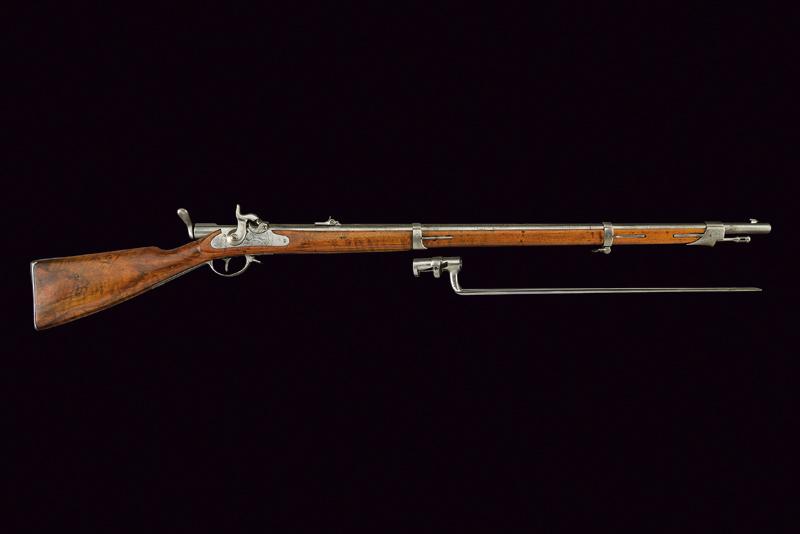 Fucile da fanteria mod. 1858 trasformato con sistema Podewils-Lindner-Braunmuhl mod. 1867 con baione