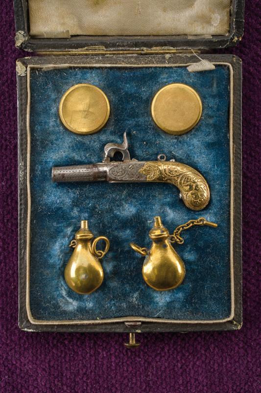 Pistola a luminello in miniatura con cassetta
