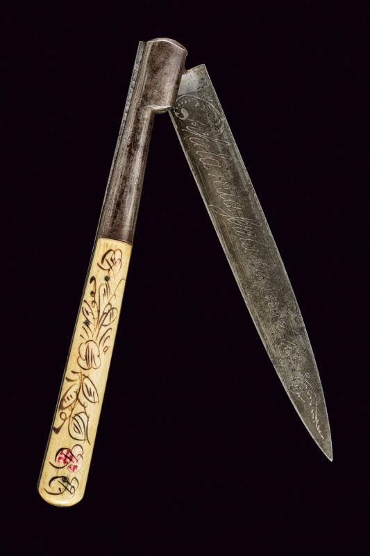Grande coltello pieghevole