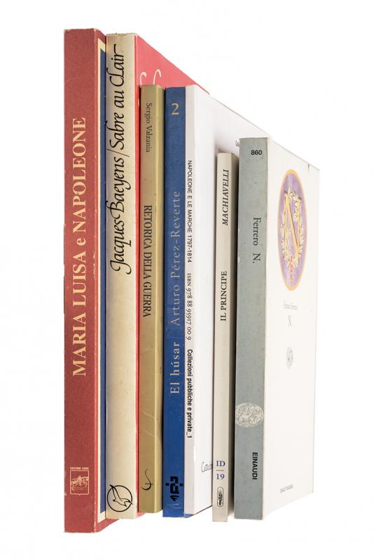 Lotto di sette libri su Napoleone e militaria francese