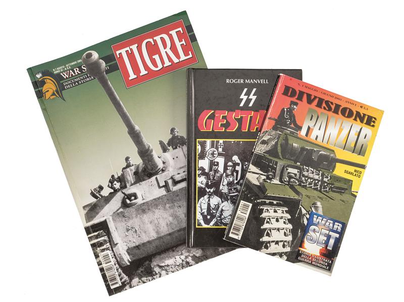 Lotto di tre libri sul Terzo Reich
