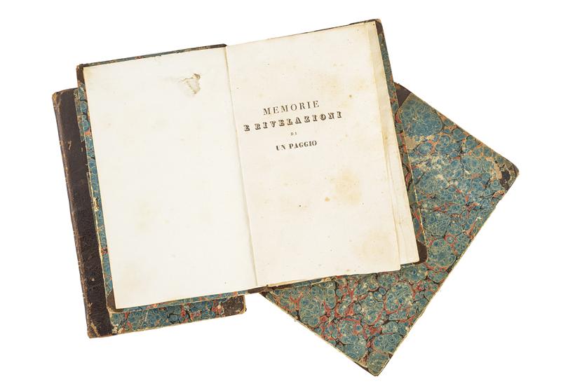 "Memorie e rivelazioni di un paggio della corte imperiale dal 1802 al 1815"