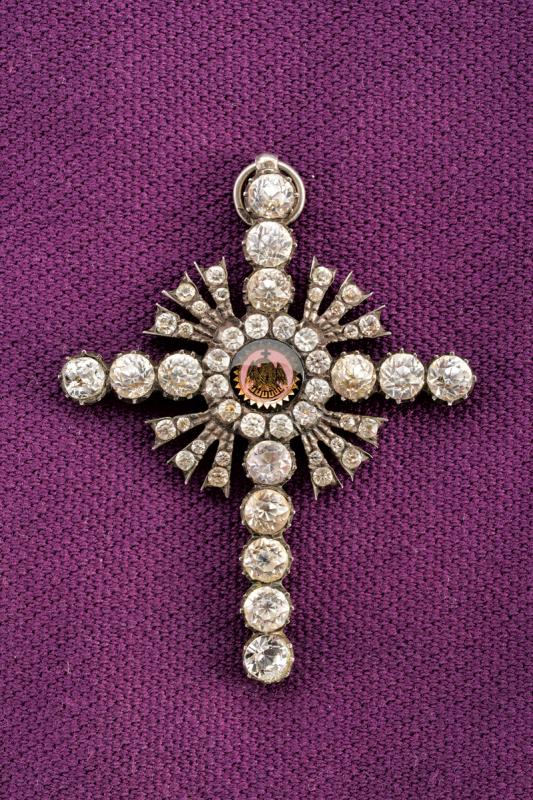 Croce in argento della Rosa Croce