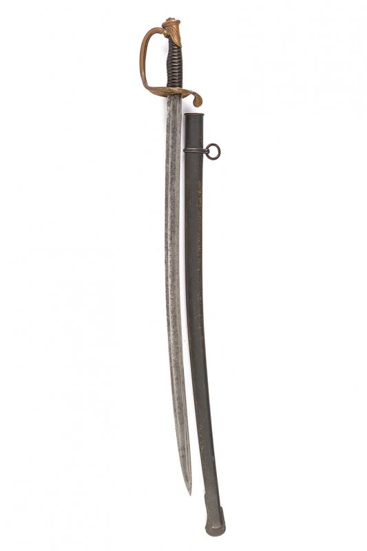 Sciabola con fodero