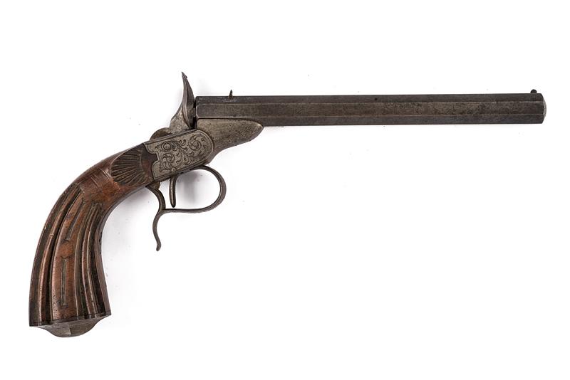 Pistola tipo Flobert a retrocarica