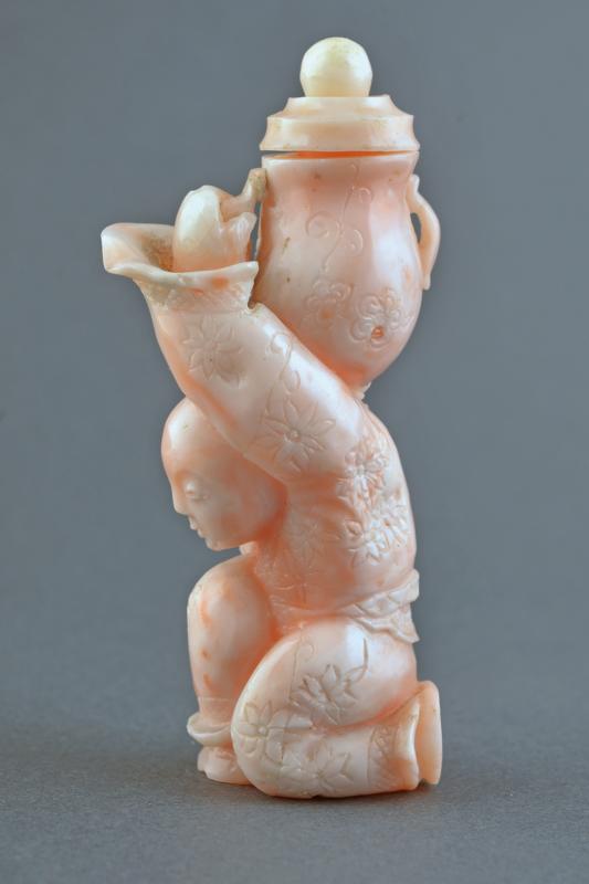 SNUFF BOTTLE IN CORALLO ROSA