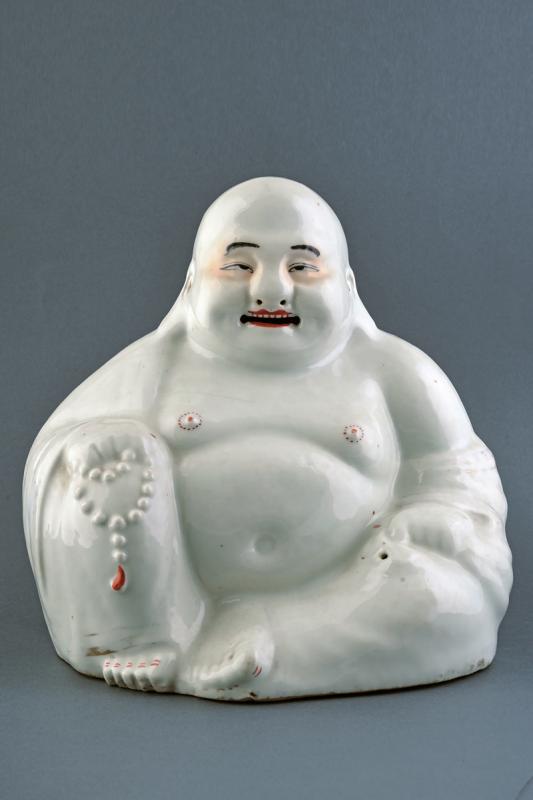 BUDDHA SEDUTO IN PORCELLANA