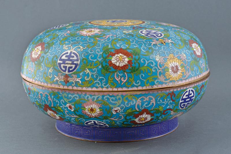 BELLA SCATOLA IN SMALTI CLOISONNÉ