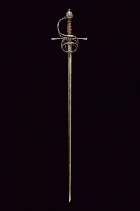 Elegante spada da lato ageminata