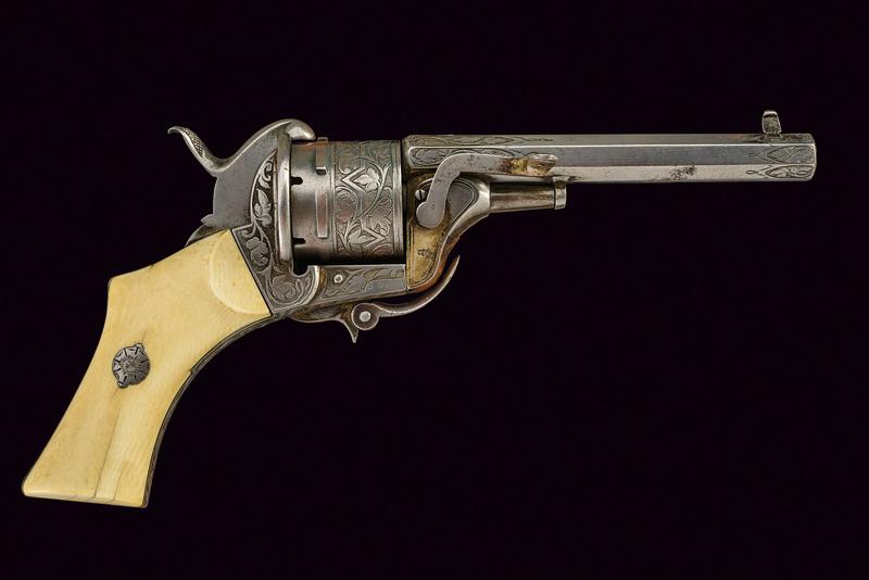 Raro revolver a spillo Lepage inciso