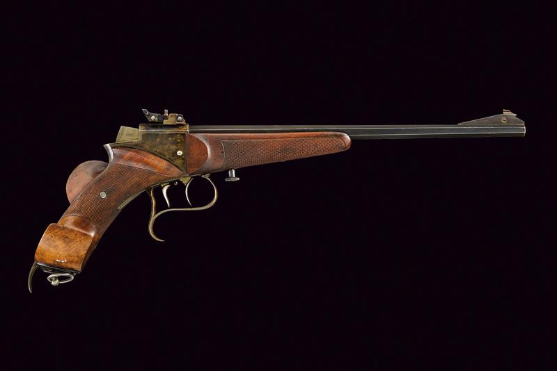 Pistola da tiro a retrocarica
