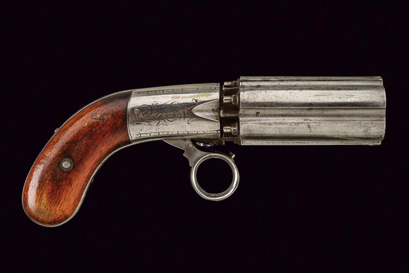 Pepperbox a luminello a sei colpi di J.R. Cooper